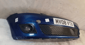 Zderzak przód przedni do ford fiesta MK6 vi lift fl halogeny niebieski szpachel ! 4