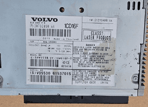 Volvo C30 S40 V50  radio CD 1CD17F CDP1L 1CDIAM 7