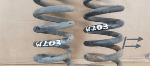 Sprężyny sprężyna tył tylne 2SZT Mercedes W209 5