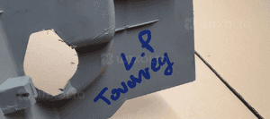 Listwa osłona słupka progu lewy przód VW Touareg 7L0863483F 6
