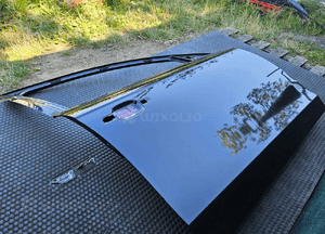 Drzwi Przod Przednie Prawe Czarne LY9B Audi A4 B8 Sedan Kombi Poszycie Oryginalny Lakier 24