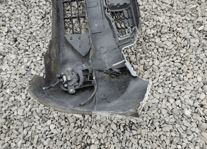 Zderzak przód przedni grill kompletny spryskiwacze qashqai i J10 2010-2013 11