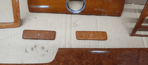 Ramka dekor listwa ozdobna konsoli tunelu komplet VW Phaeton 5