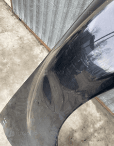 Mercedes CL 216 błotnik prawy czarny uszkodzony 2