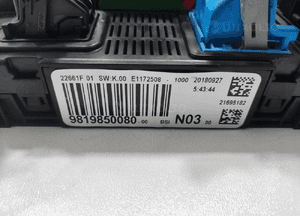 Moduł bsi skrzynka bezpieczników peugeot 208 i BSIN0300 9819850080 2015-19 5