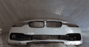 Zderzak przod przedni bmw 3 F30 F-30 lift fl alpinweiss biały halogeny 1