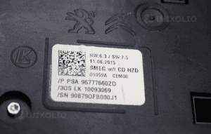 Nawigacja radio wyświetlacz PEUGEOT 308 T9   9810475880 / 9811486280 9