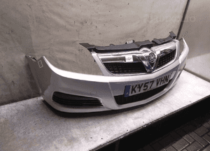 Zderzak przód przedni opel vectra c lift fl Z157 srebrny 4