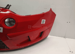 ^ ZDERZAK PRZÓD PRZEDNI FORD SMAX S-MAX CZERWONY HALOGENY 4