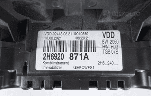 LICZNIK ZEGARY VW AMAROK 2H6920871A 8