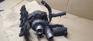 Turbina turbosprężarka prawa turbo nastawnik kolektor Audi A8 D3 4.2 TDI 057145722N 5