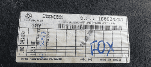 Podłoga wykładzina bagażnika VW Fox 5Z0863463E 6