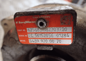 Turbo turbosprężarka renault megane iii 1.5 dci 54399700070 4