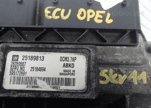 Sterownik silnika ecu opel 25189813 3