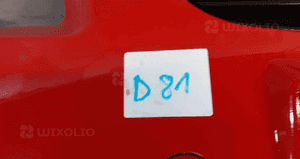 Zderzak przód przedni citroen C2 kkn czerwony lift fl halogeny 2