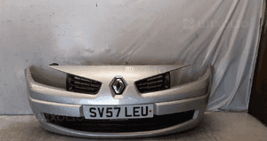 Zderzak przód przedni renault megane 2 ii lift fl TED69 srebrny 1