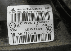 Bmw 2 F45 F46 full led lampa przednia prawa 10