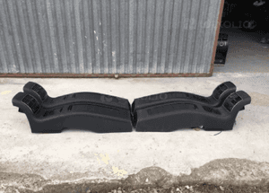 Mercedes CLS  219  podłokietnik bezowy czarny szary tylny roletka 9