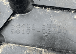 Osłona dolna silnika skrzyni podwozia Lexus is300h 5840153070 3