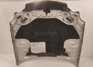 Mercedes w211 e klasa 02-09 MASKA POKRYWA SILNIKA GRILL EMBLEM KOD LAK:c744 7