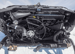 Pas przedni kompletny 1.9 jtd chłodnice wentylator fiat bravo ii 6