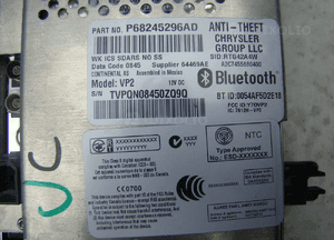 Nawigacja Jeep Grand Cherokee Wk2 P68245296AD 3