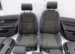 FOTELE SIEDZENIA MATERIAŁ AUDI A6 C6 ALLROAD 2