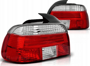 Lampy Tylne KOMPLET BMW E39 SEDAN Od 1995 Do 2000 roku CLEAR RED DEPO 2