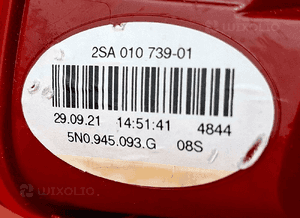VW Volkswagen TIGUAN 5N LIFT LAMPA TYŁ LEWA W KLAPĘ 5N0945093G 4