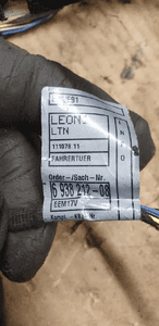 Wiązka instalacja drzwi lewy przód BMW 3 E90 6938212 6