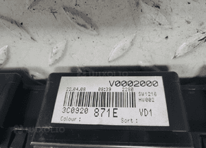 LICZNIK ZEGARY VW Passat B6 2,0TDI DSG EU 3C0920871E 3