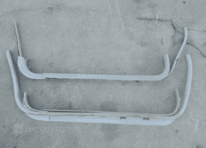 MERCEDES CL 215 skóra   konsola deska kokpit jasna szara 9