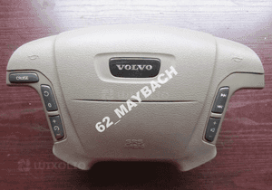 Volvo S80 beżowa air bag poduszka kierowcy