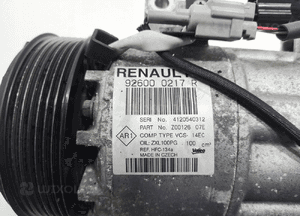 Sprężarka kompresor klimatyzacji renault clio iv 0.9 tce 926000217R 2013-16 6