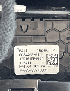 Panel klimatyzacji tyl bmw 7 G11 G12 6834408 fv 7