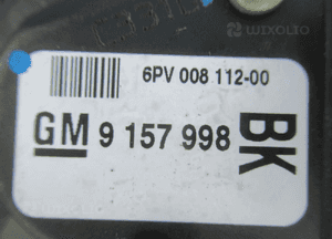 PEDAŁ POTENCJOMETR GAZU OPEL ASTRA G II 2 2.2 16V BENZYNA 9157998BK 1998-2009 7