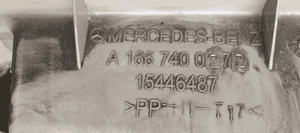 Tapicerka osłona klapy bagażnika Mercedes GL X166 W166 A1667400272 7