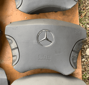 MERCEDES s 220 cl 215 poduszka air bag kierowcy szara czarna klawisze 5