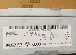 Moduł tuner radia BECKER Audi A6 C6 4F0035541 4E0910541C 5