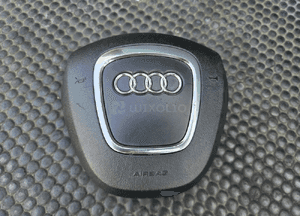 Kierownica Czarna Skóra Multifunkcja Air Bag Poduszka Wtyczka AUDI A4 B8 A5 A6 30