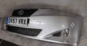Zderzak przód przedni do lexus IS220 IS250 05-11R + halogeny + grill srebrny 3