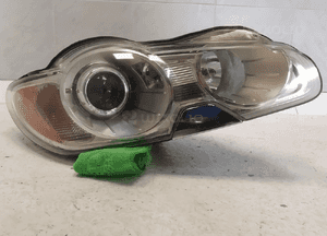 Jaguar xf X250 reflektor lampa prawa przód przednia kompletna przetwornice spryskiwacz zaślepka oryginał 2