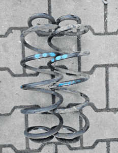 Peugeot 207 SW kombi sprężyna zawieszenia tyl tylna