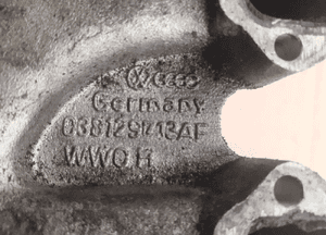 Kolektor ssący dolotowy Audi A3 8L 1.9 TDI 038.129.713.AF 5