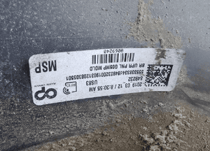 Zderzak tył tylny bmw X5 G05 m-pakiet  dyfuzor 6