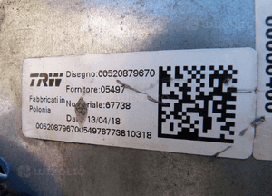 Fiat 500L wspomaganie elektryczne kolumna 59321694 oryginał europa 5