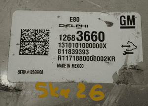 Sterownik opel chevrolet 12683660 3