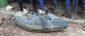 Przod przednia lampa lewa opel astra g 5