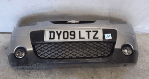 Zderzak przód przedni chevrolet matiz se+ srebrny halogeny 1
