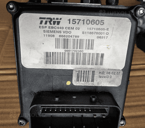 Peugeot 407 pompa sterownik ABS ESP EBC440 15710605  9651857880 2